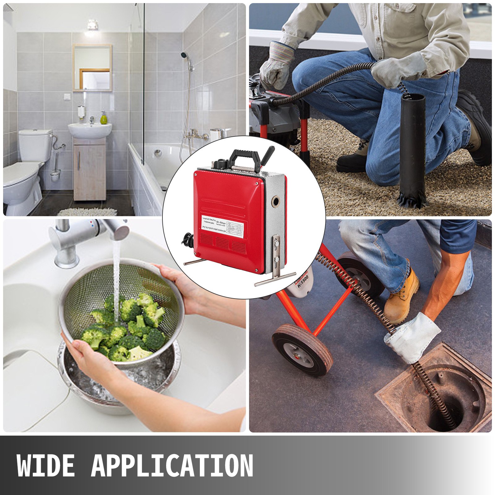 Molla Sturatubi Sturalavandini Pulizia Da Tubazioni 16/22mm Spirale 690w