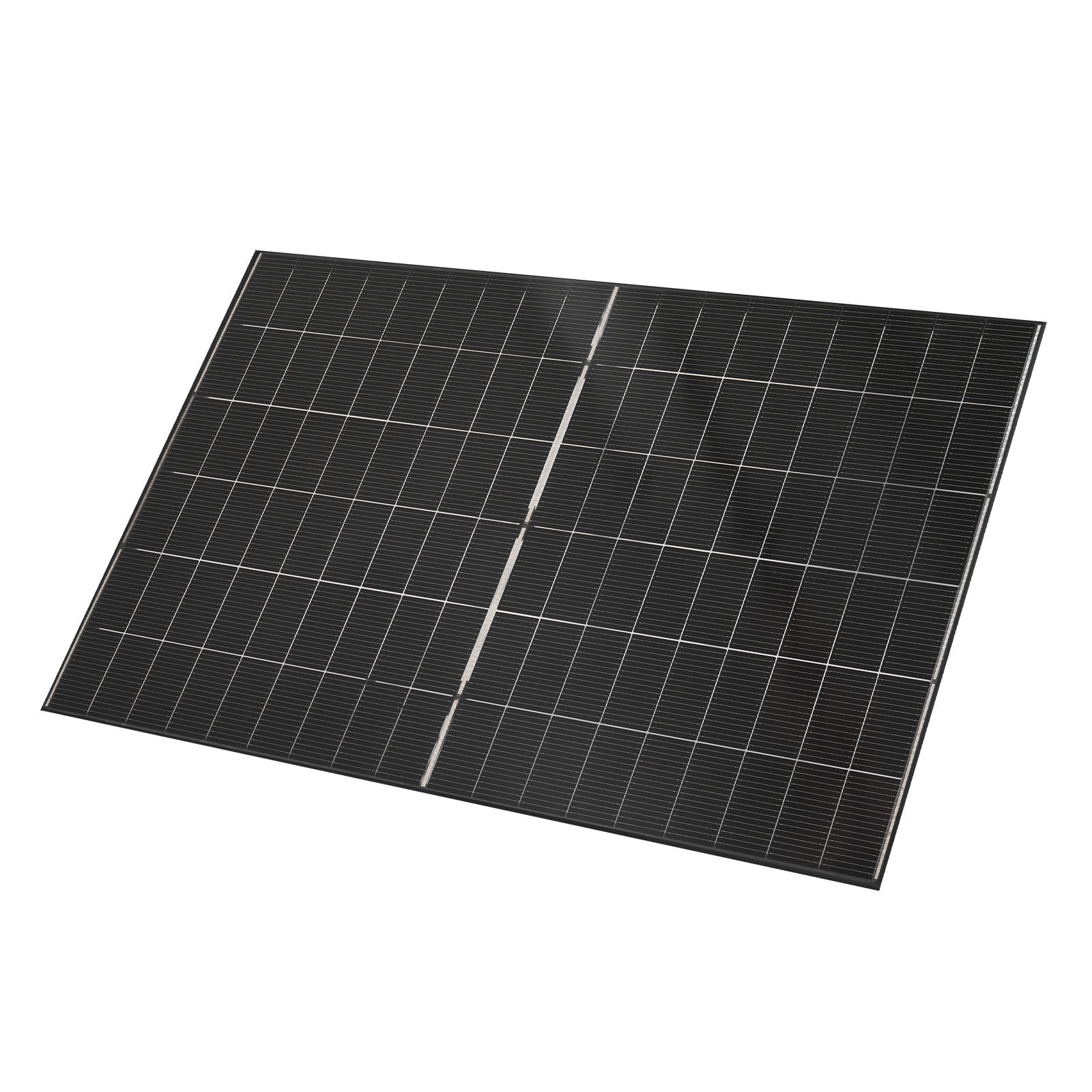 VEVOR Pannelli Solari Bifacciali 2 pezzi da 400 W, Modulo Fotovoltaico Monocristallino Tipo N da 16 BB Pannello Solare Impermeabile IP65 con Uscita MC4 Telaio in Alluminio per Auto, Barca, Camper