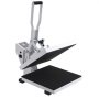 VEVOR Macchina per Termotrasferimento 38 x 38 cm per Magliette Bianche, per Vinile a Caldo, ad Alta Pressione a Riscaldamento Rapido, Stampante Digitale Industriale a Sublimazione, Facile da Usare