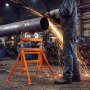 VEVOR Supporto per Tubi a Doppio Rullo Portata 1134 kg per Tubi da 51-914mm, Supporto con Altezza Regolabile 860-1320 mm, Rulli in Acciaio Resistente, Ideale per Saldatura, Fabbricazione e Lavorazione