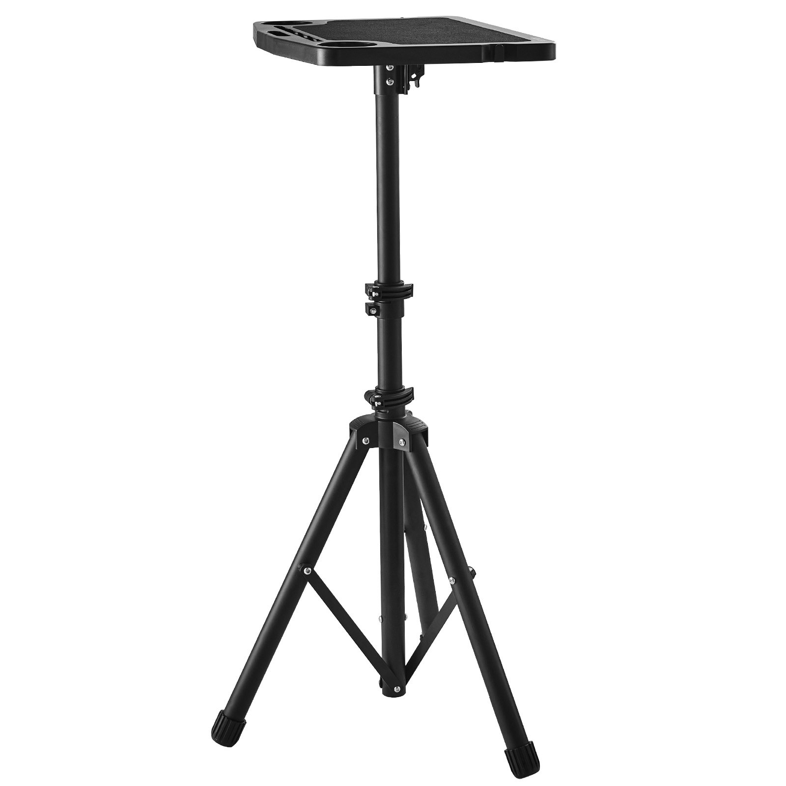 VEVOR Scrivania da Ciclismo Senza Ruote, Scrivania da Bici Pieghevole Stazione Regolabile con Supporto Triangolare Stabile, Scrivania da Fitness Multi-Slot Antiscivolo con Manubrio da Casa Ufficio