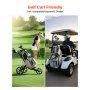 VEVOR Borsa da Golf Portaoggetti Mazze, Borsa da Golf con Supporto da Pavimento Tracolla Doppia Copertura Antipioggia, Materiale in Poliestere Rivestimento Interno in PU 210D 420 x 260 x 930 mm