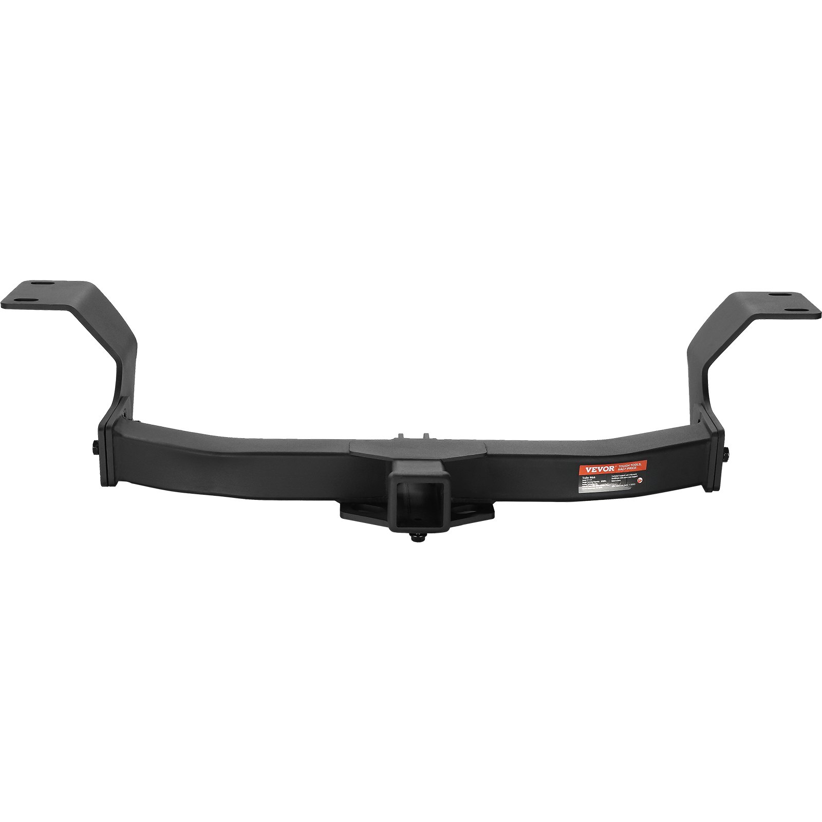 VEVOR Class 3 trailer hitch, 2-inch receiver, Q455B steel tube frame, 6000 lbs, multi-fit coupling to accept a ball mount, luggage rack, bike rack, tow hook