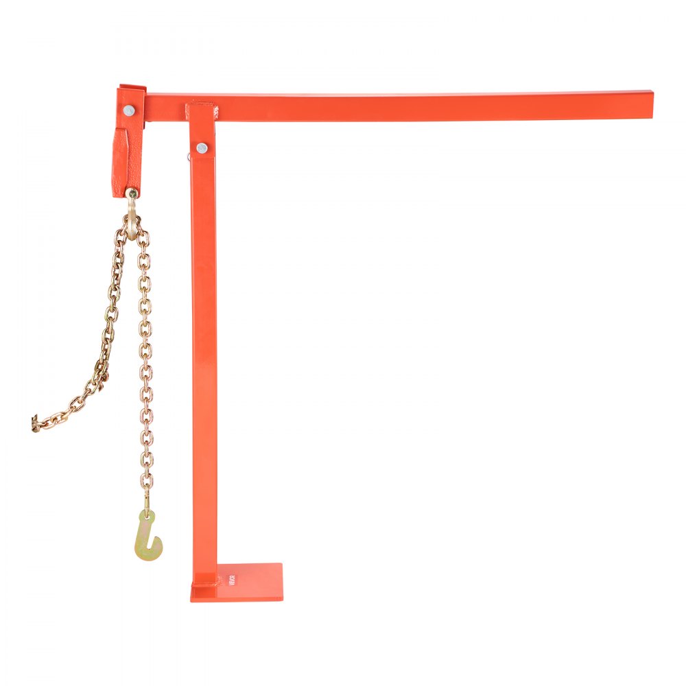 VEVOR Estrattore per Pali a T da 78 cm Estrattore per Pali di Recinzione per Impieghi Gravosi con Catena di Sollevamento da 109,2 cm, Acciaio Resistente alla Ruggine per Pali di Recinzione Rotondi