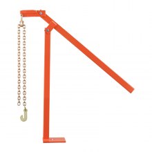 VEVOR Estrattore per Pali a T da 78 cm Estrattore per Pali di Recinzione per Impieghi Gravosi con Catena di Sollevamento da 109,2 cm, Acciaio Resistente alla Ruggine per Pali di Recinzione Rotondi