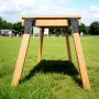 VEVOR Staffe per Nascondigli per Cervi, Staffa per Piattaforma Esterna 92 x 92 mm, per Legname 88,9x88,9 mm, per Elevatore in Acciaio, Capacità 1000 kg, Nascondigli per Cervi, 4 Pezzi