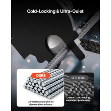 VEVOR Lame di Ricambio per Tagliabarre per Taglio Barre d'Armatura, Lama in Acciaio Trattato Termicamente ad Alta Durezza con Punta in Cermet a 36 Denti, per Tubi in Alluminio 140 x 140 x 1,9 mm