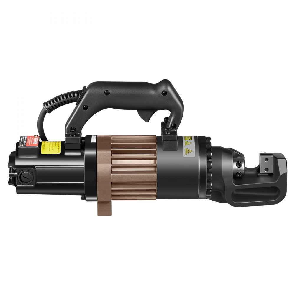 VEVOR Electric Hydraulic Bolt Cutter, 1500W Rebar Cutter, Cuts 4-22mm Rebar in 2-3 Seconds, Rebar Cutter with Oil-Rich Accessories, Black