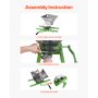 VEVOR Pressa Manuale per Vino di Frutta in Acciaio Inox Spremiagrumi 7L