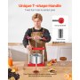 VEVOR Pressa Manuale per Vino di Frutta Cesto in Acciaio Inox 3L con Manico, Spremiagrumi Manuale per Bevande Alcoliche Pressa per Sidro, Mela, Uva, Tintura, Miele, Olio d'Oliva Cucina, Casa