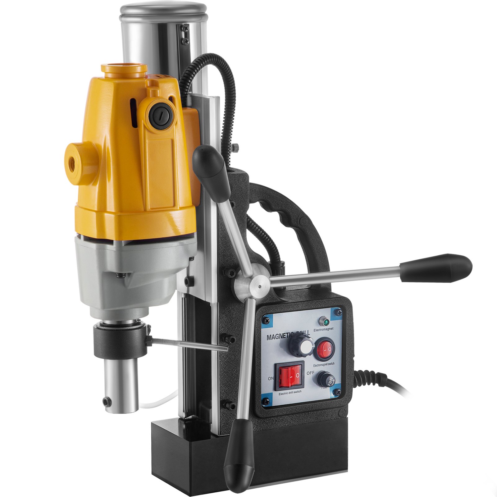 Vevor Trapano Magnetico D 40mm Trapano Colonna Potenza 1100w Velocità 550 Rpm