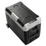 VEVOR Car Refrigerator, DC 12/24V AC100-240V Compressor Electric Cooler,-20°C to 20°C Truck Refrigerator with APP Control, Wheels & Dual Zone, 45L Cars Cooler for RVs, Boats, Camping, Fishing