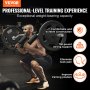 VEVOR Barra per Manubri per Allenamento da Palestra Lunghezza 221cm Ø28mm Barra di Pesi Portata max. 315 kg con 2 Maniglie Imbottitura in Schiuma Sulle Spalle per Allenamento Fisico Squat da Palestra