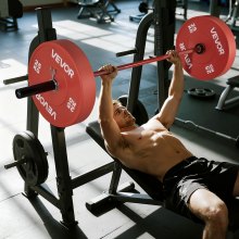 VEVOR Bilanciere 1800 mm, per Piastre da 50 mm, Bilanciere con Impugnatura Zigrinata per Allenamento della Forza, Sollevamento Pesi, Stacco da Terra, Distensione su Panca, Capacità 317 kg