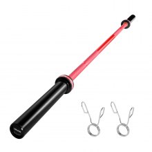VEVOR Bilanciere 1800 mm, per Piastre da 50 mm, Bilanciere con Impugnatura Zigrinata per Allenamento della Forza, Sollevamento Pesi, Stacco da Terra, Distensione su Panca, Capacità 317 kg