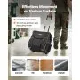 VEVOR Zaino Portautensili con Ruote Capacità 50 kg con 25 Tasche