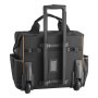 VEVOR Tool Bag with Wheels, 50 kg Load Capacity, 25 Pockets, Work Backpack with Adjustable Telescopic Handle & Stable Base, Tool Bag Organizer for Electricians, Construction Industry, 460x270x430 mm