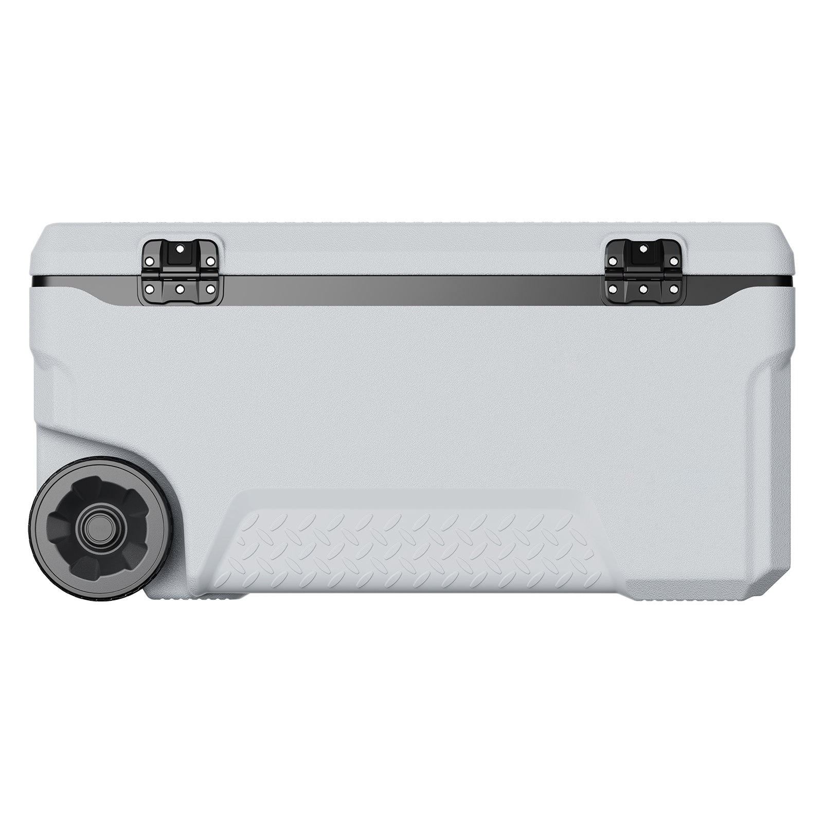 VEVOR Refrigeratore Portatile Isolante con Ruote da 74 QT con Ritenzione del Ghiaccio, Maniglie Resistenti Portabicchieri, Refrigeratore Portatile Isolato per Picnic Campeggio Viaggio Feste