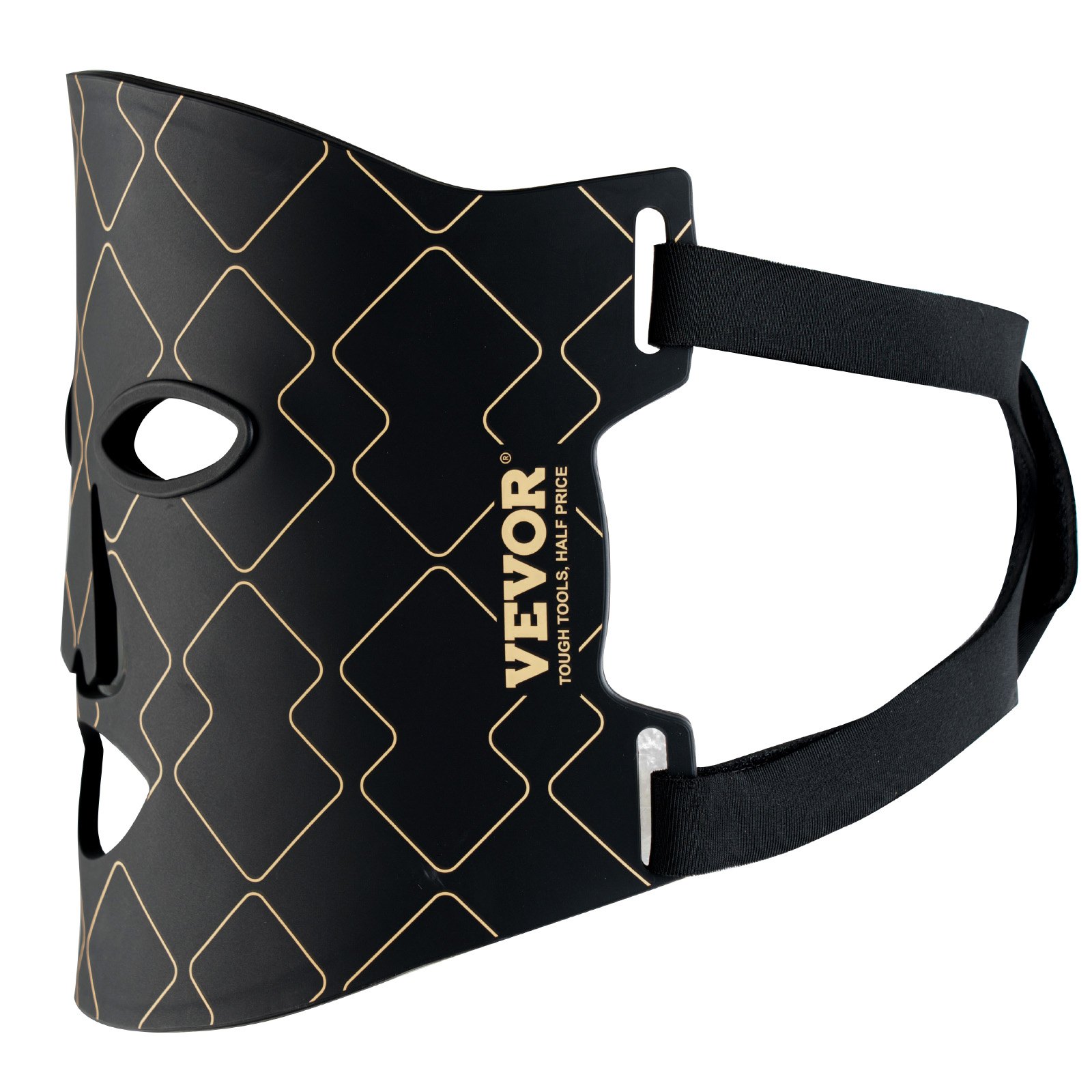 VEVOR Terapia a luce rossa per viso, Maschera per terapia a luce rossa con 3 lunghezze d'onda e 3 livelli di intensità, Maschera per viso a LED Terapia luce, Dispositivo portatile per cura del viso