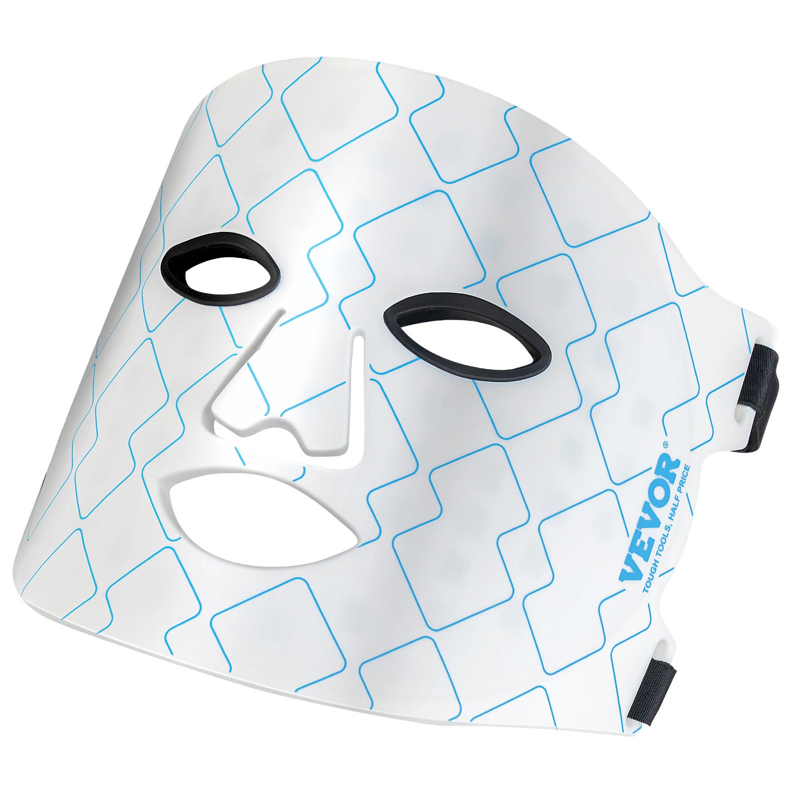 VEVOR Maschera per Terapia a Luce Rossa, Maschera per Viso a 7 Colori Terapia della Luce con 850 nm Vicino Infrarosso, Terapia a Luce Rossa per Viso, Dispositivo Portatile per Cura del Viso