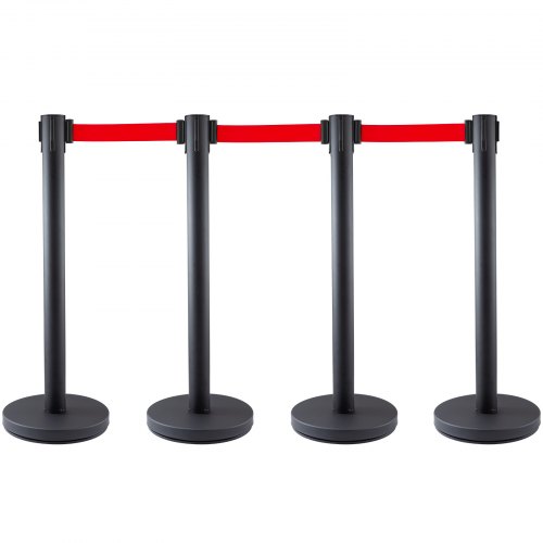 4 Transenne Elimina Code Separacode Paletti Di Delimitazione Con 3 Corde