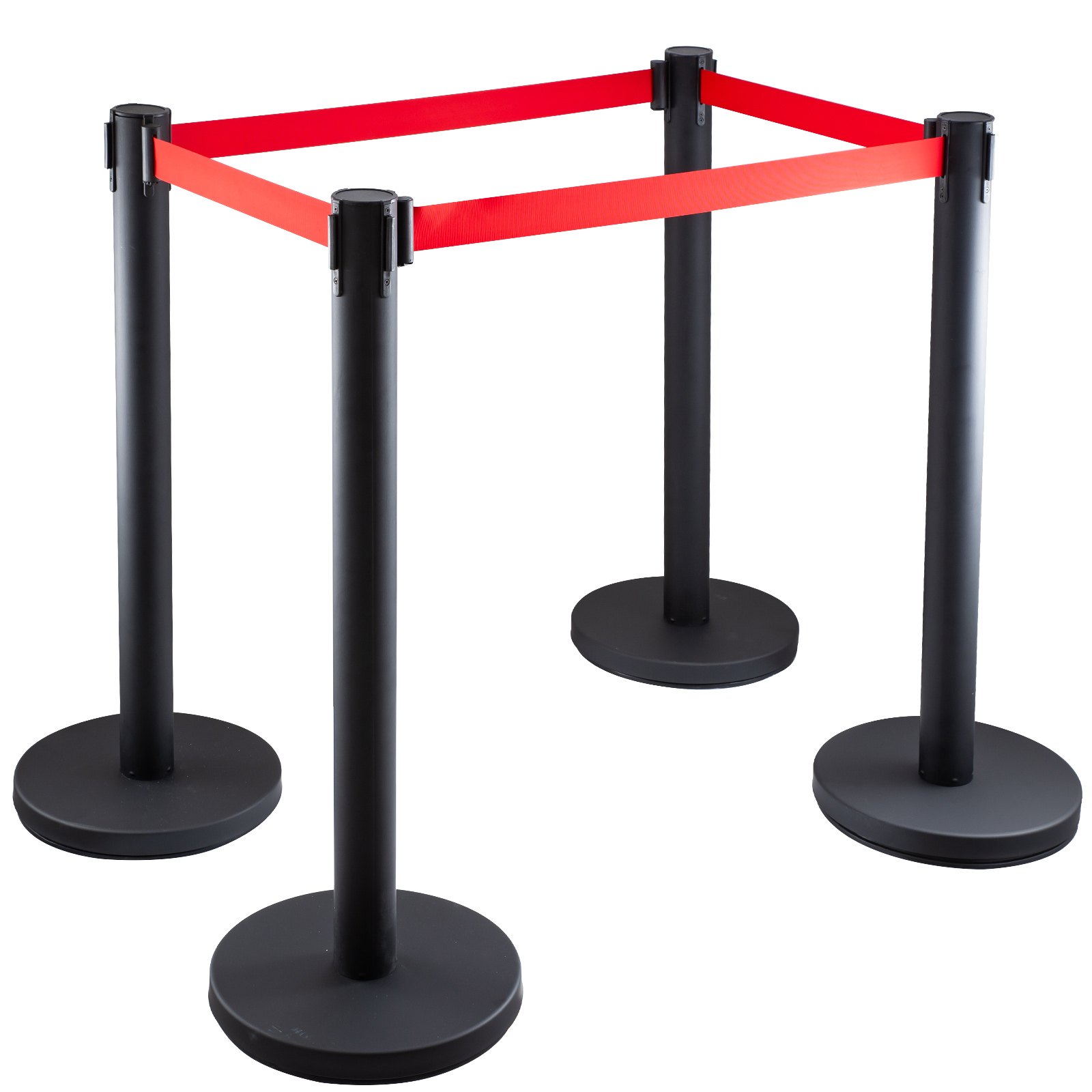 4 Transenne Elimina Code Separacode Paletti Di Delimitazione Con 3 Corde