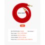 VEVOR Cordone Intrecciato per Paletti Divisori, Corde per Pali di Controllo della Folla da 1,5 m in Velluto Rosso con Ganci Dorati, 2 pz, per Eventi in Moquette, Cinema, Grandi Inaugurazioni, Hotel