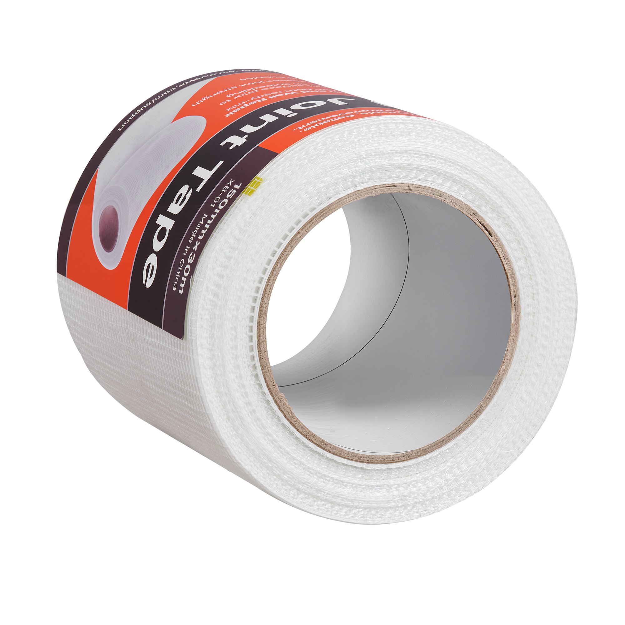 VEVOR Nastro per Cartongesso 30 m x 150 mm Nastro in Fibra di Vetro Autoadesivo per Giunti in Cartongesso, 12 Rotoli, Ideale per Riparare Crepe su Soffitti, Pareti Interne o Esterne, Bianco