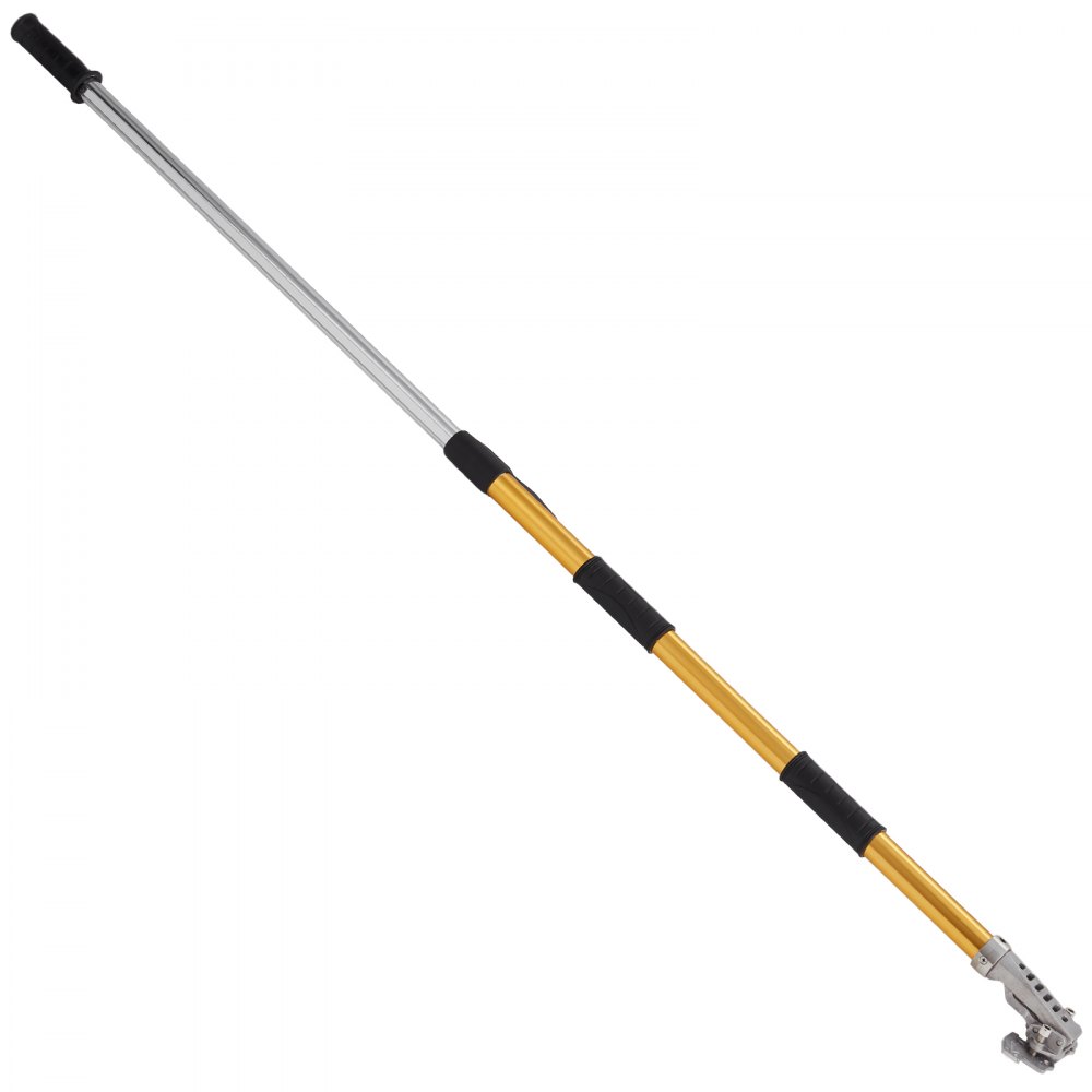 VEVOR drywall flat box handle, 1020–1618 mm flat extension handle made of anodized aluminum, 5 sections length adjustable, non-slip grip and 360° paint finish