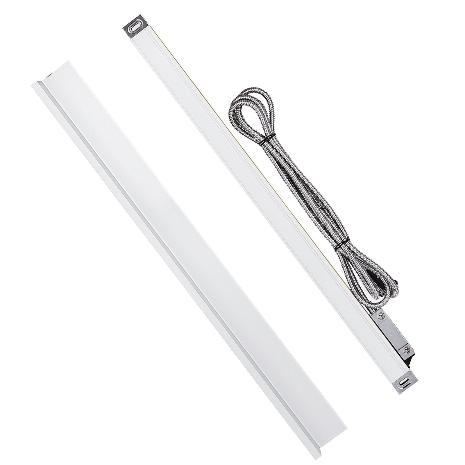 VEVOR 2 precision linear scales with lengths of 250 mm and 1000 mm (10 inches and 40 inches)