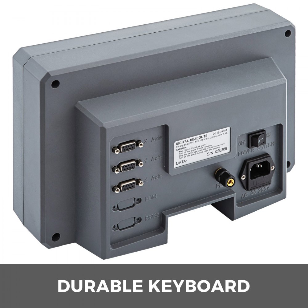 VEVOR 3 Axis DRO Digital Ruler  Scala Lineare Digitale Scala Digitale Kit di Lettura Digitale Schermo di Lettura Digitale