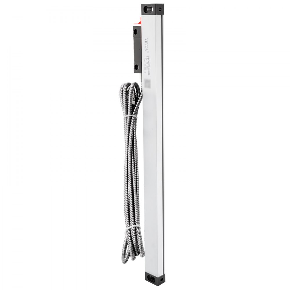 VEVOR Encoder Lineare 400MM Bilancia Lineare per Fresatrice Tornio con Accessorio Bilancia Lineare con Cavo 3m Righello Scala Strumenti di Misura Bilancia Lineare in Vetro Tornio