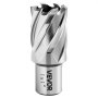 VEVOR Set di Punte per Trapano a Corona HSS 4 pezzi, Set Punte per Albero di Trapano Magnetico Diametro di Taglio 25,4 mm con 2 Perni di Centraggio Profondità di Taglio 25,4 mm Acciaio Rapido M2AL