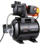 VEVOR Pompa per Pozzo poco Profondo 1CV con Serbatoio a Pressione 19 Litri Pompa a Getto per Irrigazione, 230V, Flusso max 3720 LPH, Sistema Automatico Trasferimento Acqua, 1,4-2,8 bar, IPX4, Prato
