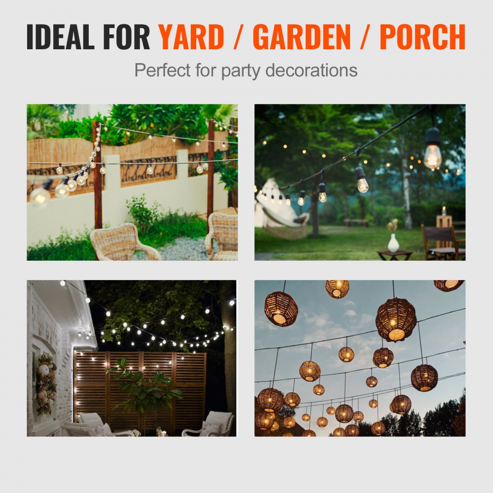 VEVOR Kit Fune Metallica Rivestita in Vinile, Cavo 3/32 Passante in Acciaio Inossidabile Diametro 1/16, Costruzione 7x7 Fili con 189 Accessori per Luci Stringa, Stendibiancheria, Vite, 164 Piedi Nero