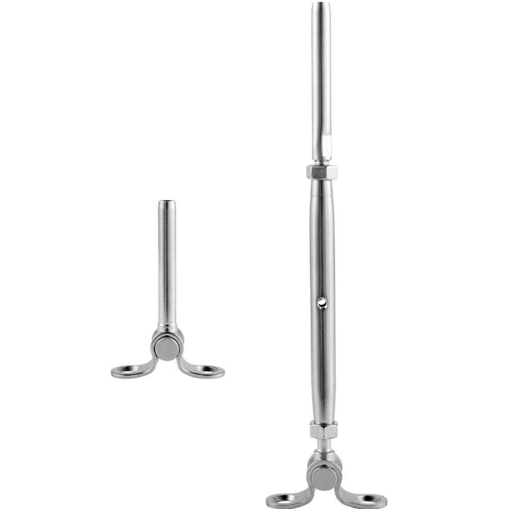 Vevor 52 Set Tenditore In Acciaio Inox Per Ringhiera Cavo Da 4,76mm Tensionatore