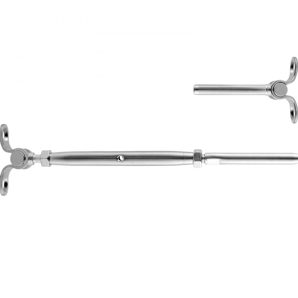 Vevor 52 Set Tenditore In Acciaio Inox Per Ringhiera Cavo Da 4,76mm Tensionatore