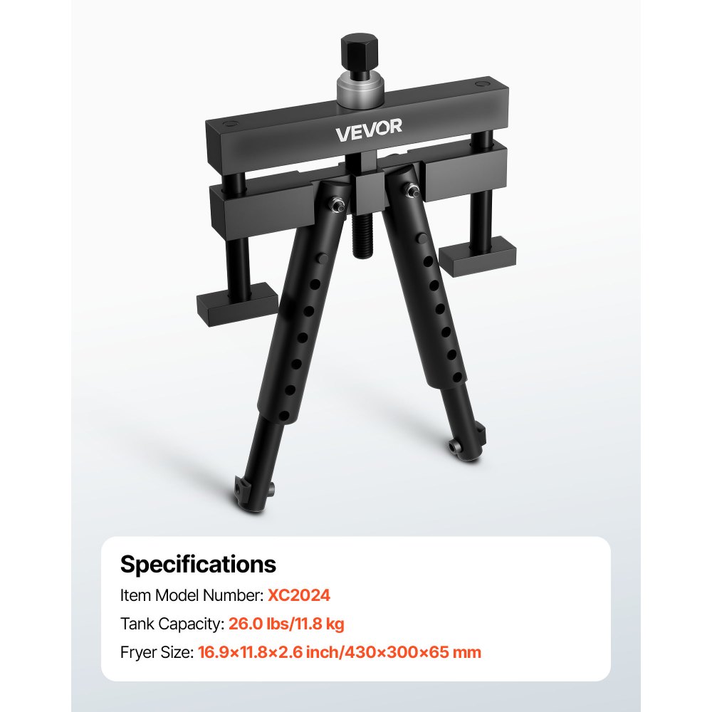 VEVOR Universal Cylinder Liner Puller Assembly, Used for Mack Cummins Cat on Wet Liner from 98.43 mm to 158.75 mm Bore, Diesel Engine Cylinder Liner Removal Tool, Replace PT-6400-C, M50010-B, 3376015