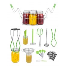VEVOR Kit di Base per Forniture per Inscatolamento in Acciaio Inox 9 Pezzi