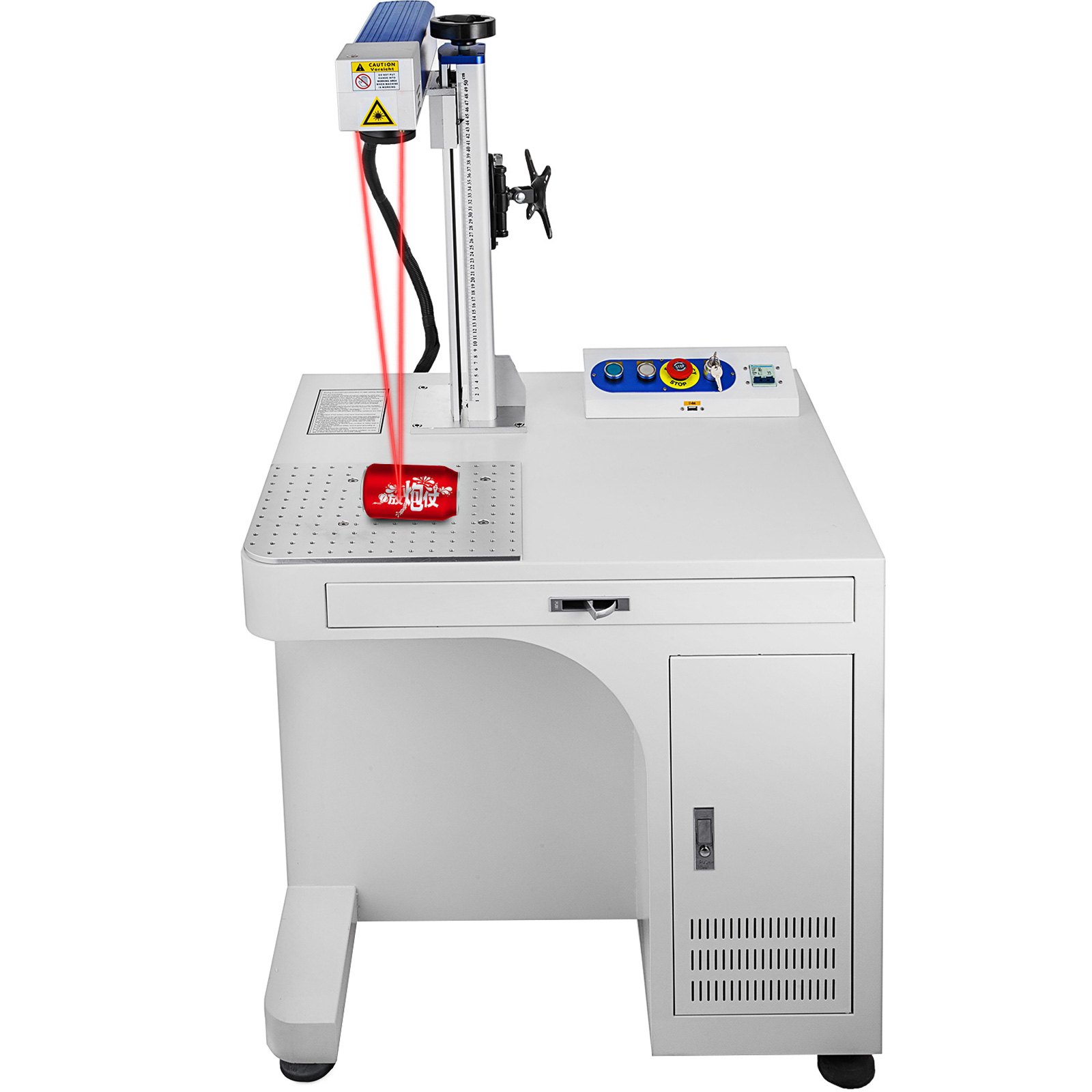 VEVOR Macchina per Marcatura Laser a Fibra, 30 W 150 x 150 mm Macchina per Incisione Laser a Fibra Portatile per Gioielli, Tastiere per Computer e Telefoni Cellulari, Ricambi Auto, Circuiti Integrati