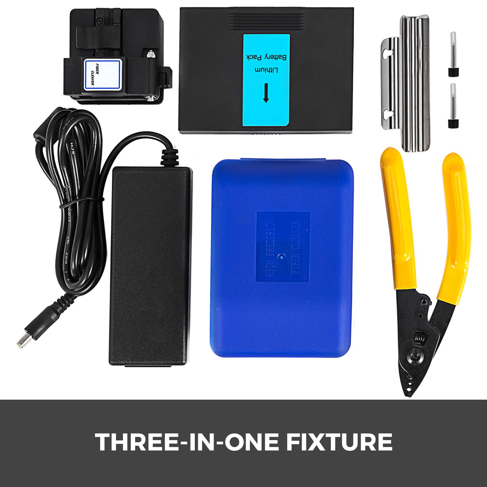 Kit Saldatura Fibra Ottica Saldatrice Macchina Giuntatrice Fusione Automatico