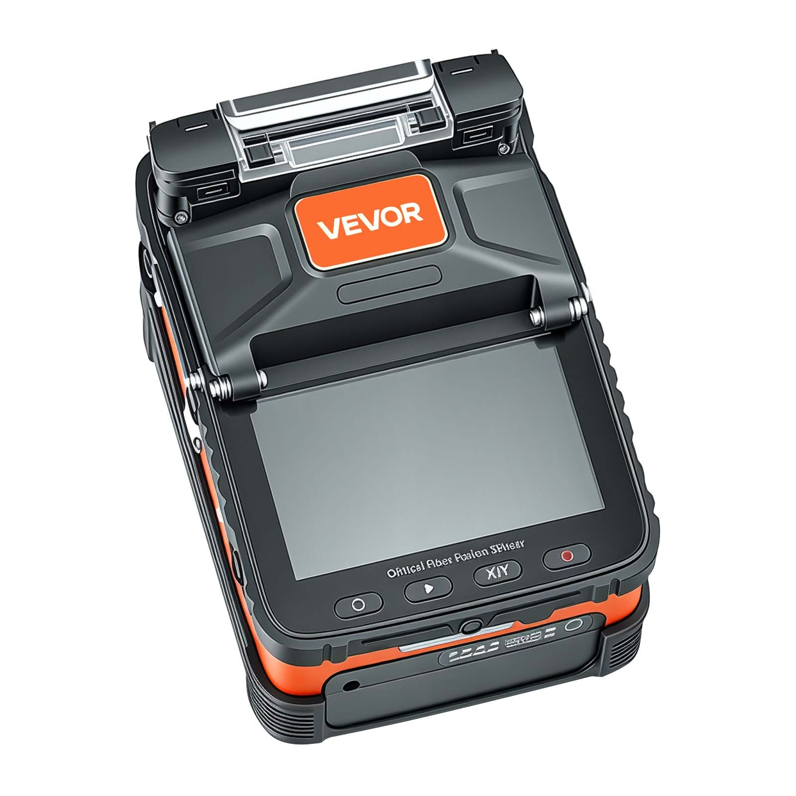 VEVOR Giuntatrice per Fibra Ottica AI-6C a 6 Motori, Batteria da 5200 mAh, Tempo di Giunzione di 8 s e Riscaldamento di 18 s Allineamento del Nucleo Touchscreen da 5 Pollici Supporto Universale 3 in 1