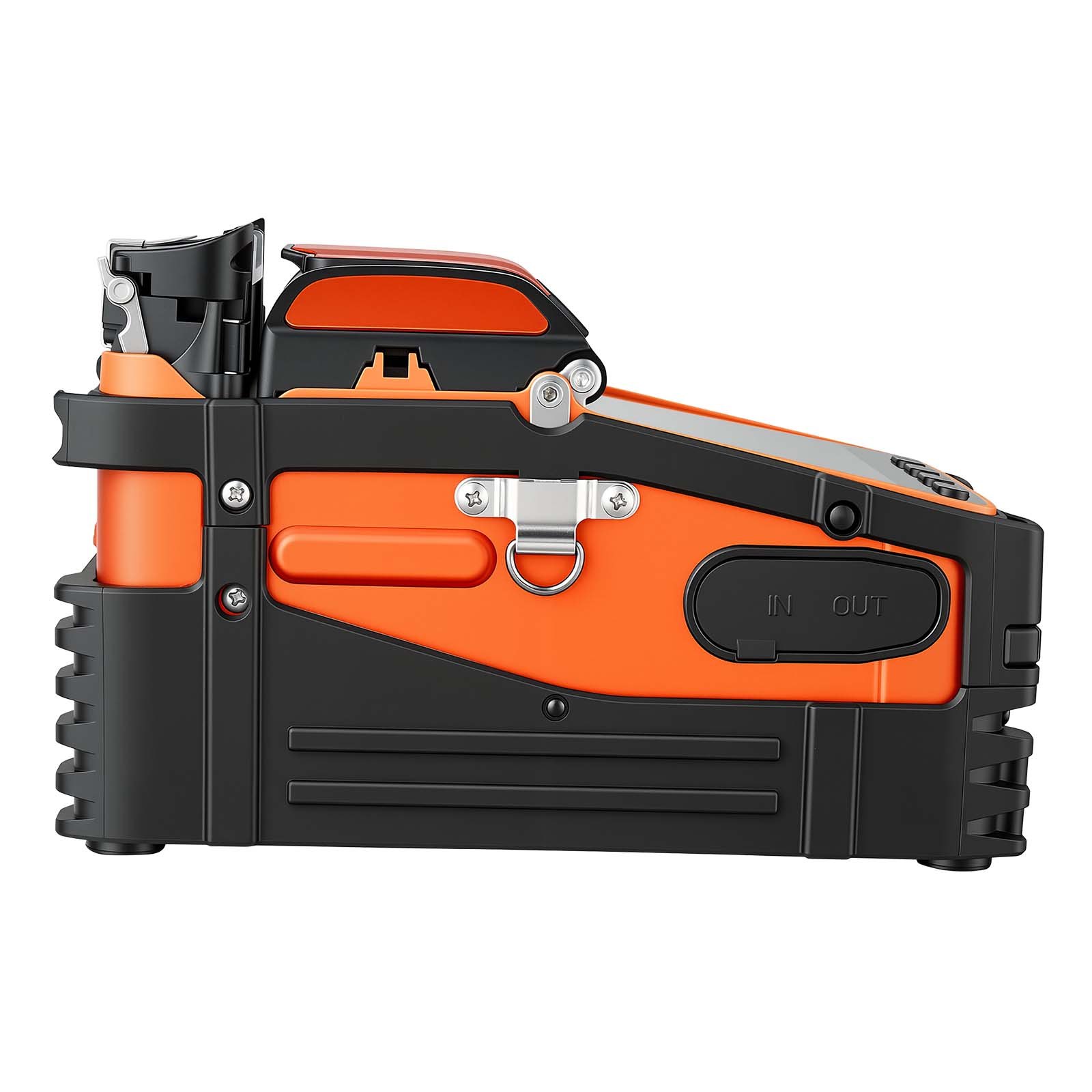 VEVOR Giuntatrice per Fibra Ottica AI-9 a 6 Motori Tempo di Giunzione di 5s, Riscaldamento di 15 s, Allineamento del Nucleo, Batteria da 7800 mAh, Touchscreen da 5 Pollici, Supporto Universale 3 in 1