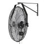 VEVOR Wall Mount Fan, 505 mm Wall Mounted Hanging Fan, 3-Speed, Long Airflow Distance, Adjustable Rotation Angle, Mechanical Control, Powerful for Industry, Commercial, Garage, Workshop, Gym, 2 Pack