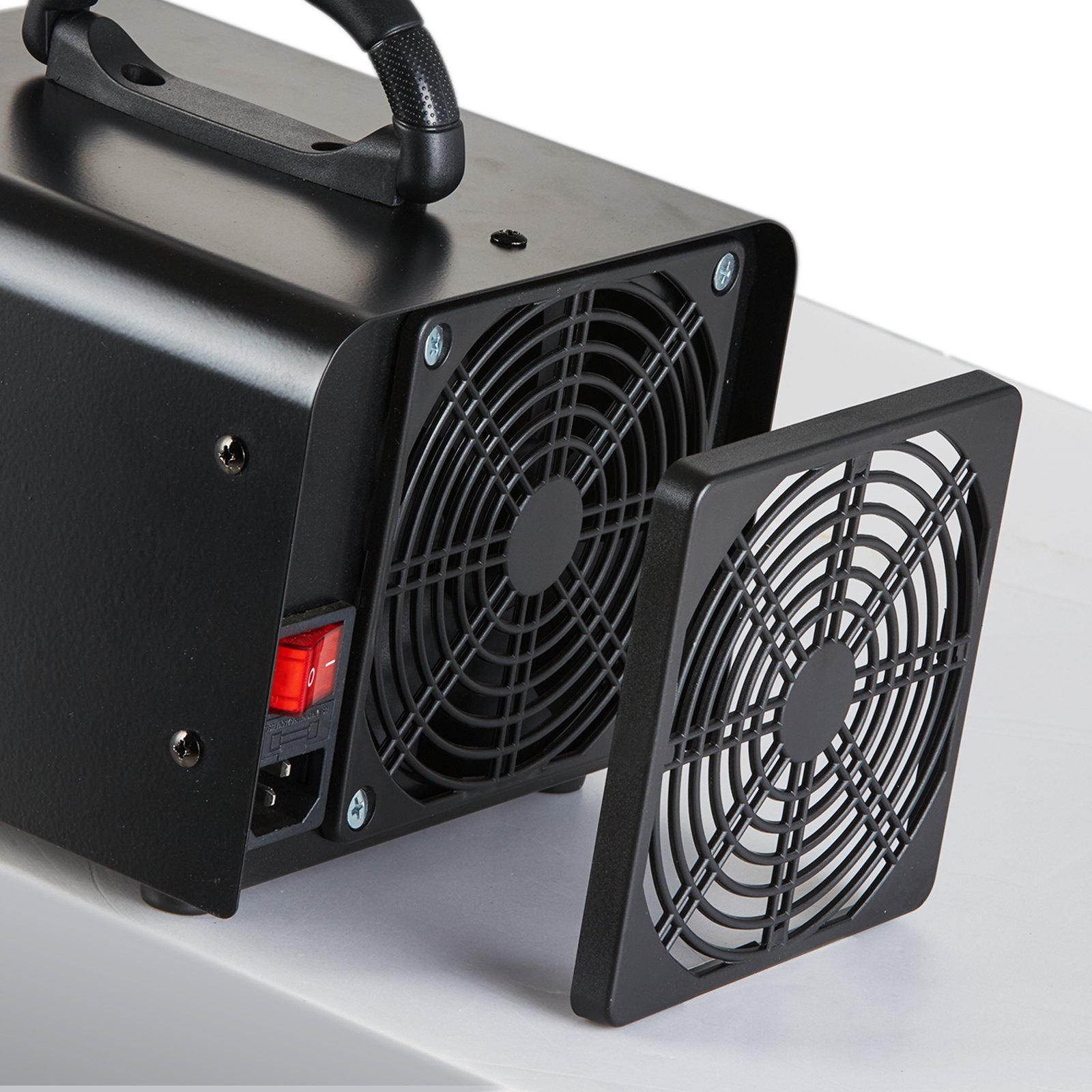 VEVOR Generatore di Ozono Purificatore d'Aria 24000 mg/h Generatore Ozono per Sanificare Aria Commerciale Industriale 100W Grande Capacità 0-120 Min. Timer Regolabile, Generatore Ozono Uso Commerciale