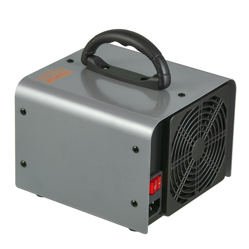 VEVOR Generatore di Ozono Purificatore d'Aria 36000 mg/h Generatore Ozono per Sanificare Aria Commerciale Industriale 115W Grande Capacità 0-120 Min. Timer Regolabile, Generatore Ozono Uso Commerciale