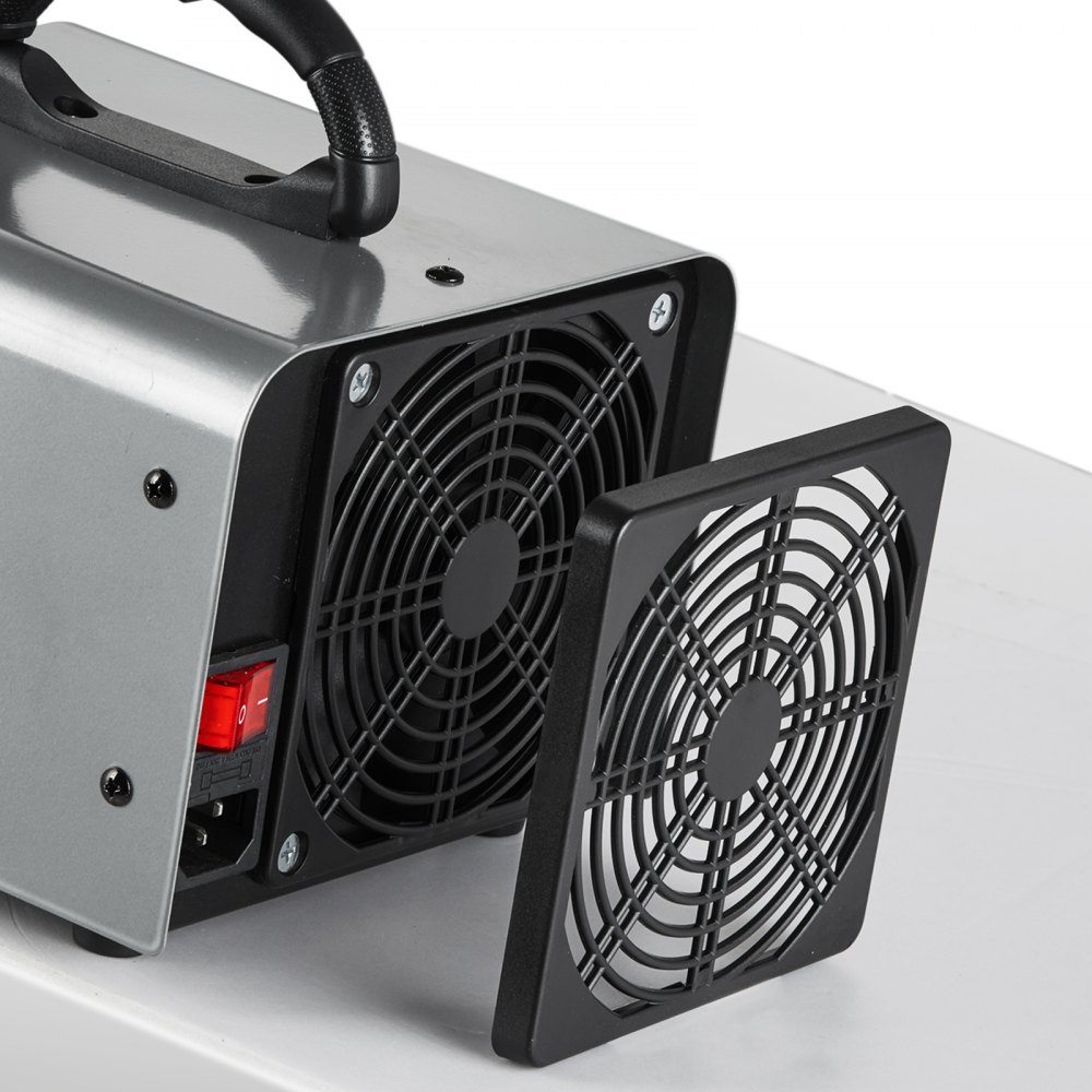 VEVOR Generatore di Ozono Purificatore d'Aria 36000 mg/h Generatore Ozono per Sanificare Aria Commerciale Industriale 115W Grande Capacità 0-120 Min. Timer Regolabile, Generatore Ozono Uso Commerciale