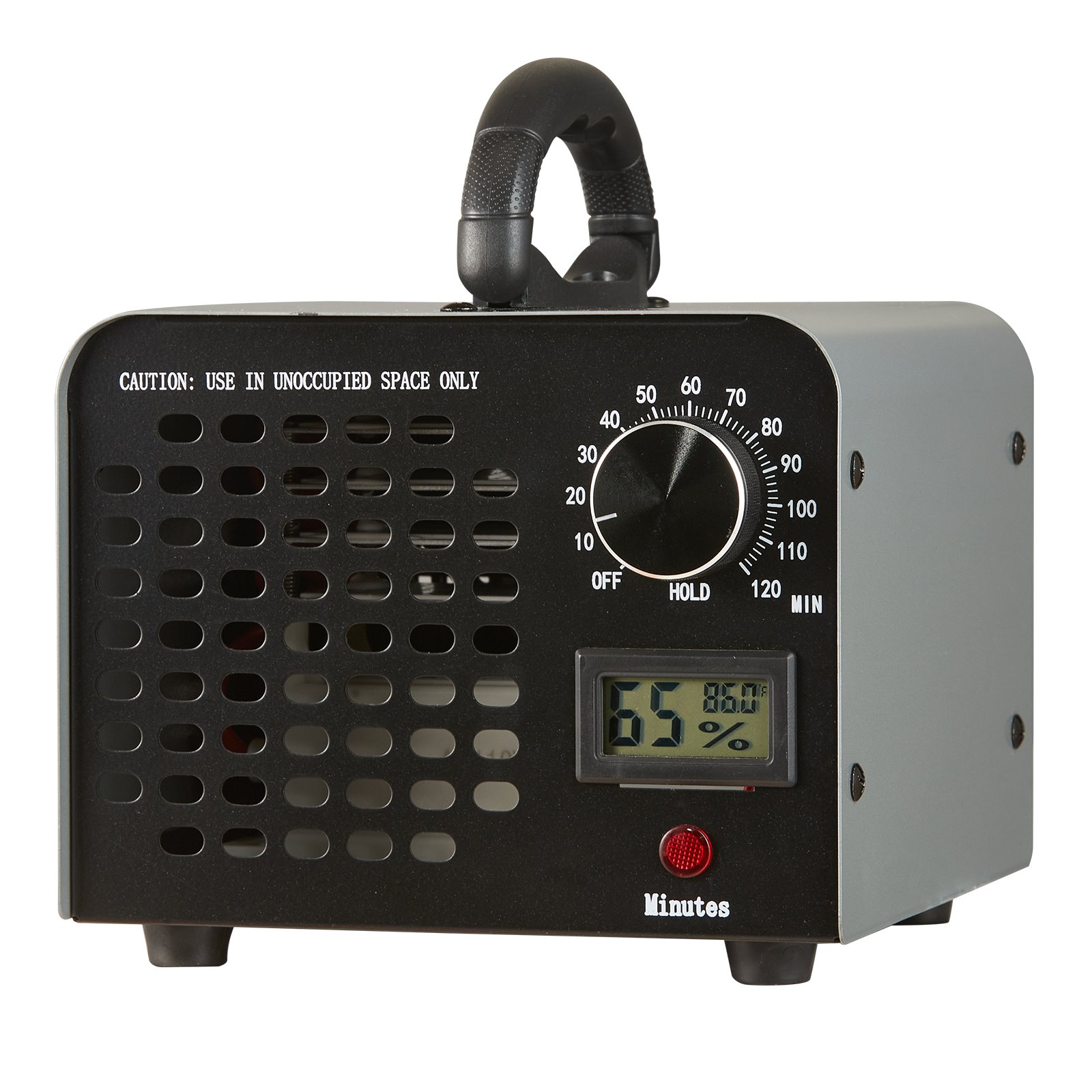 VEVOR Generatore di Ozono Purificatore d'Aria 36000 mg/h Generatore Ozono per Sanificare Aria Commerciale Industriale 115W Grande Capacità 0-120 Min. Timer Regolabile, Generatore Ozono Uso Commerciale