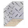 VEVOR Tappetino Fonoassorbente 1,3 mm Isolamento Acustico per Auto 4,8m² Materiale Fonoassorbente per Veicoli Gomma Butilica 248,9 x 398,8 mm, Tappetino Tagliabile Isolante Antirumore per Veicoli Auto