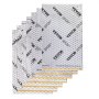 VEVOR Tappetino Fonoassorbente 1,3 mm Isolamento Acustico per Auto 4,8m² Materiale Fonoassorbente per Veicoli Gomma Butilica 248,9 x 398,8 mm, Tappetino Tagliabile Isolante Antirumore per Veicoli Auto